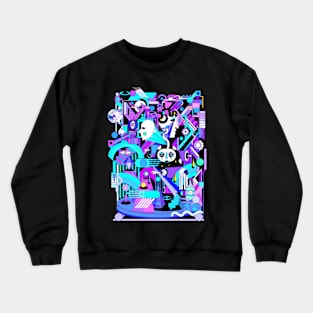 geometric Crewneck Sweatshirt